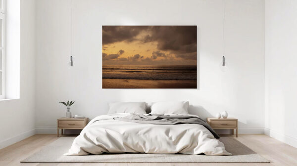 cuadro con fotografía de playa al atardecer 1 MAREA