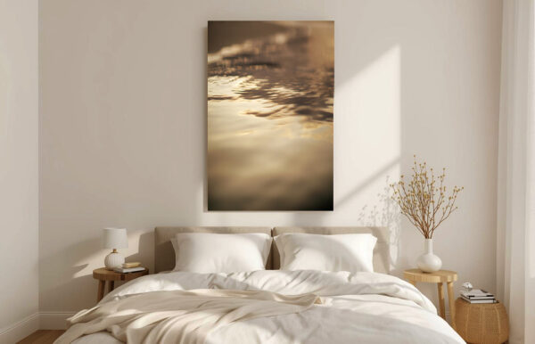 cuadro con fotografía exclusiva de arena de la playa LUMEN